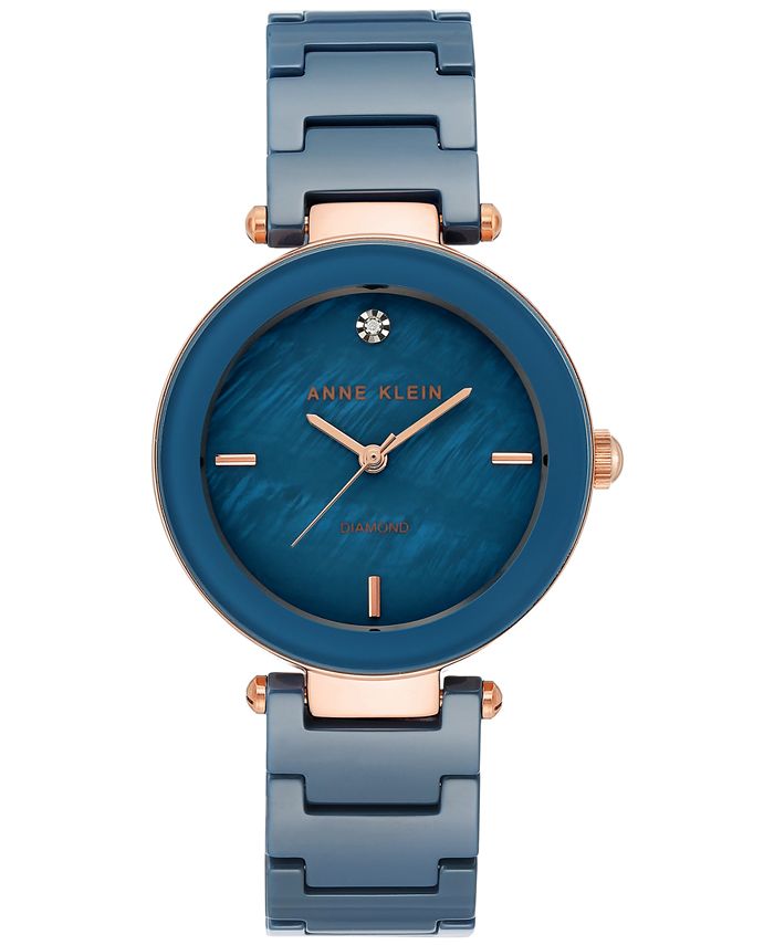 Anne klein watches blue ceramic 2025