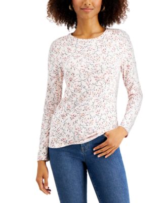 macys womens long sleeve tops