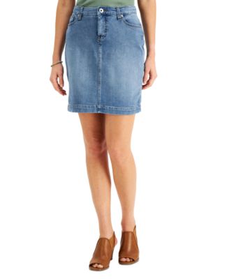 style & co denim skirt
