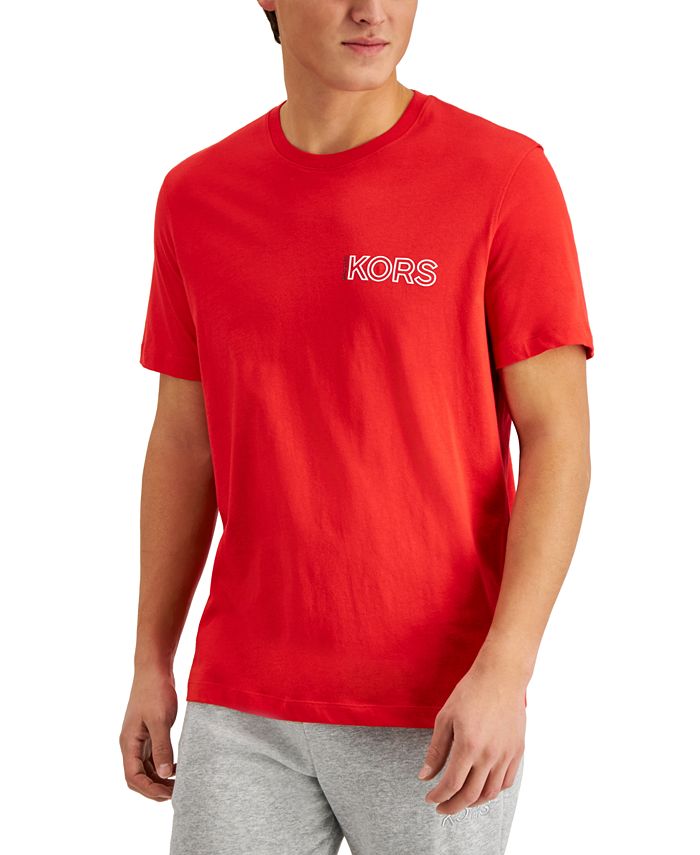 Michael Kors Men's Globe Logo Graphic T-Shirt - Macy's