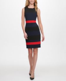 Colorblock Sheath Dress