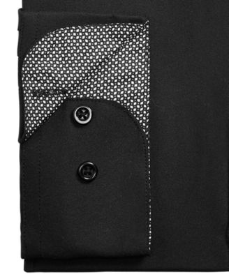 Nine West Men's Slim-Fit Performance Stretch Solid Dress Shirt