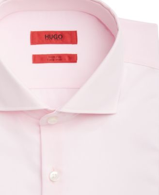 Men's Slim Fit Solid Dress Shirt