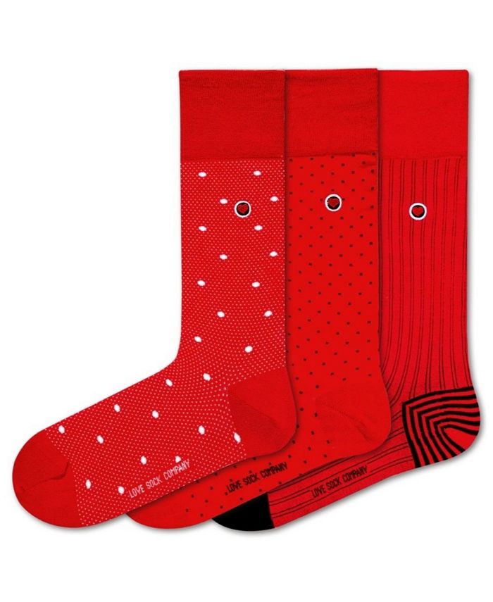 Love Sock Company Men's Luxury Dress Socks Bundle, Pack of 3 Macy's