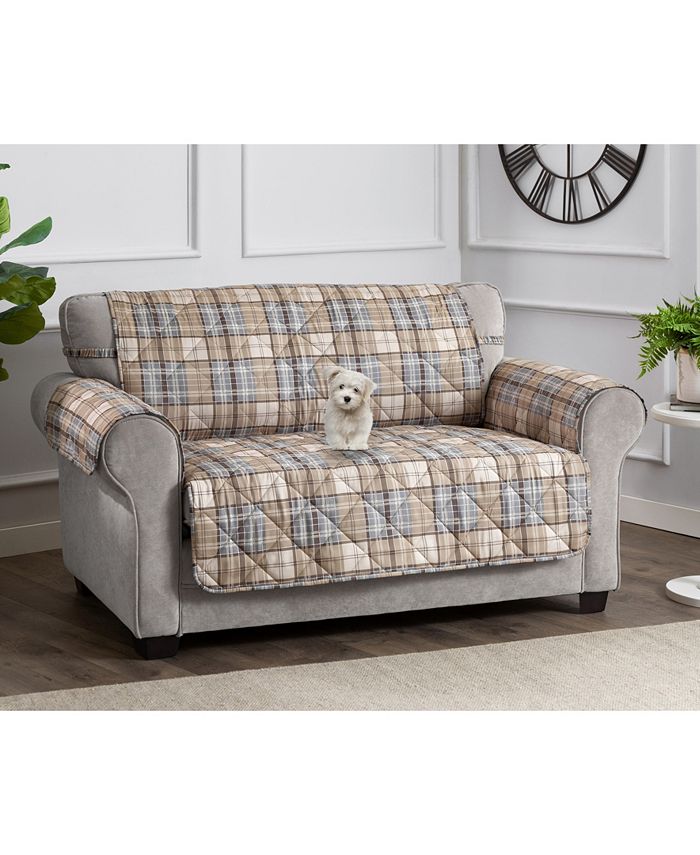 P/Kaufmann Home Tartan Plaid Loveseat Cover Macy's