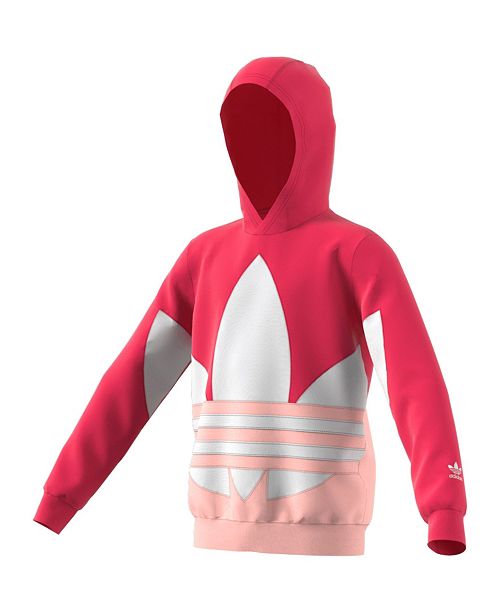 Adidas Big Girls Large Trefoil Hoodie Reviews Sweaters Kids Macy S