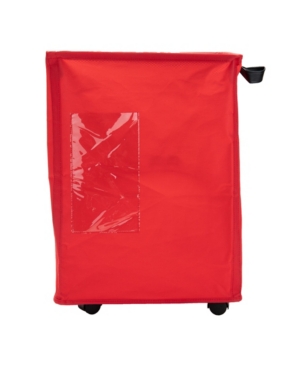 Mind Reader 65 Liter Rolling Laundry Hamper Fabric Laundry Basket