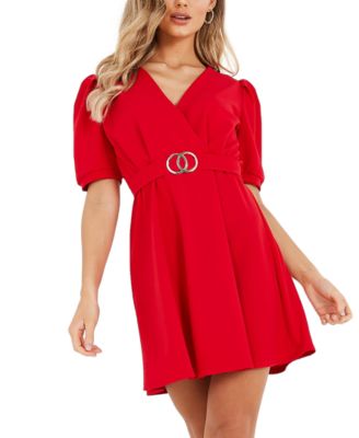 QUIZ - Belted Shift Dress