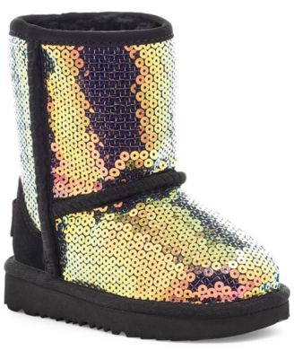 UGG Toddler Classic Stellar Sequin Boots Macy s