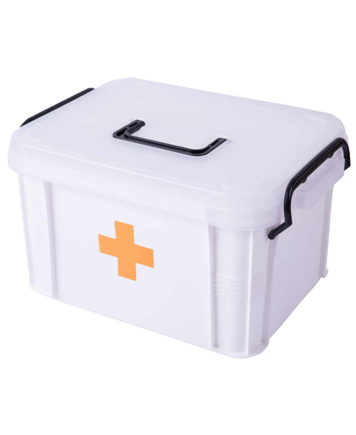 Vintiquewise First Aid Medical Kit Container - White