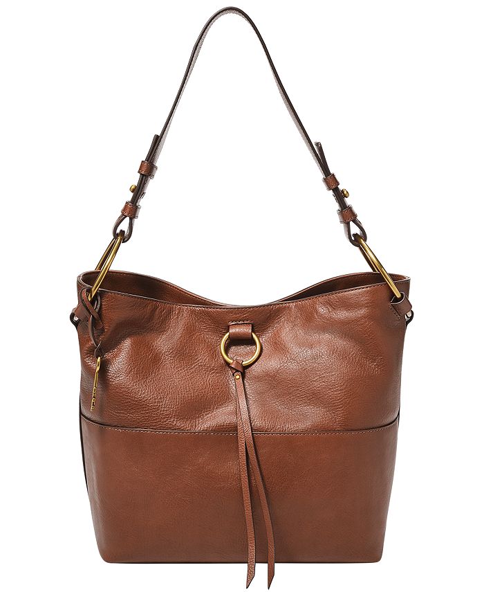 Fossil Women s Ada Leather Bucket Bag Macy s