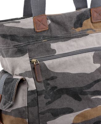 Camo Canvas Tote Bag