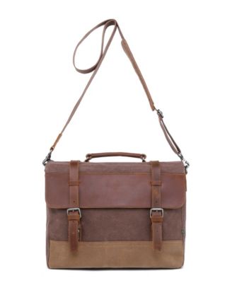 Stone Creek Waxed Canvas Briefcase