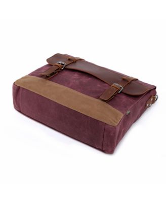 Stone Creek Waxed Canvas Briefcase