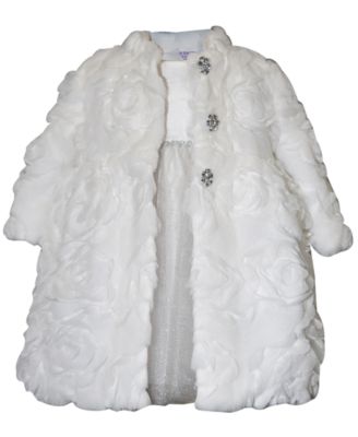 baby girl white christening cardigan