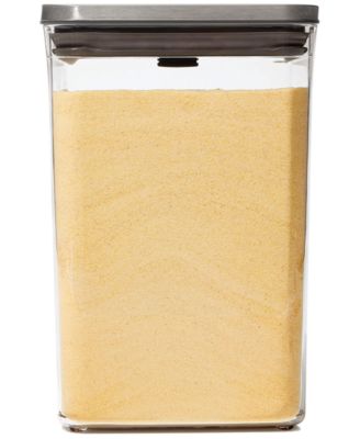 Steel Pop Big Square Medium 4.4-Qt. Food Storage Container