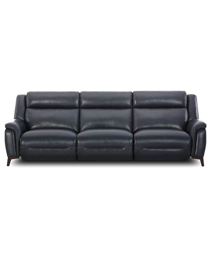 Furniture CLOSEOUT! Lond 3Pc. Leather Sectional with 3 Power Recliners