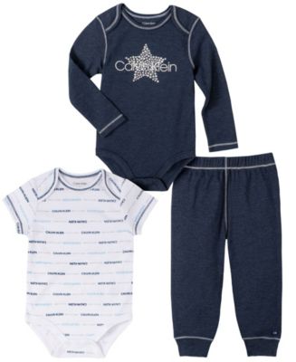 Calvin Klein Baby Boys Bodysuit Pant Set - Macy's