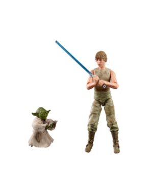 EAN 5010993722839 product image for Star Wars The Black Series Luke Skywalker & Yoda Figure Playset | upcitemdb.com