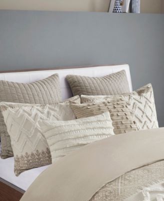 Mila Chenille 3-Pc. Duvet Cover Set, Full/Queen