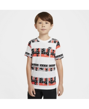 image of Nike Big Boys Sportswear Printed T-shirt