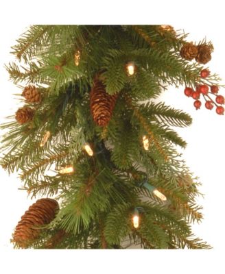 National Tree Company National Tree 6' Noelle Garland with 60 SoftWhite LED Battery Operated Lights