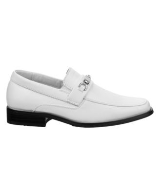 all white loafers