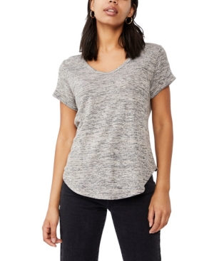 image of Cotton On Women-s Karly Short Sleeve V Neck T-shirt