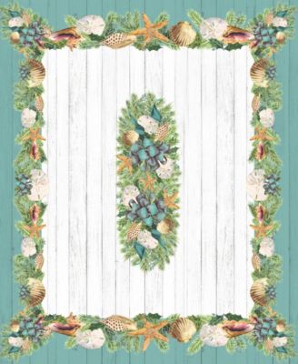 Christmas By The Sea Tablecloth - 70" x 84"