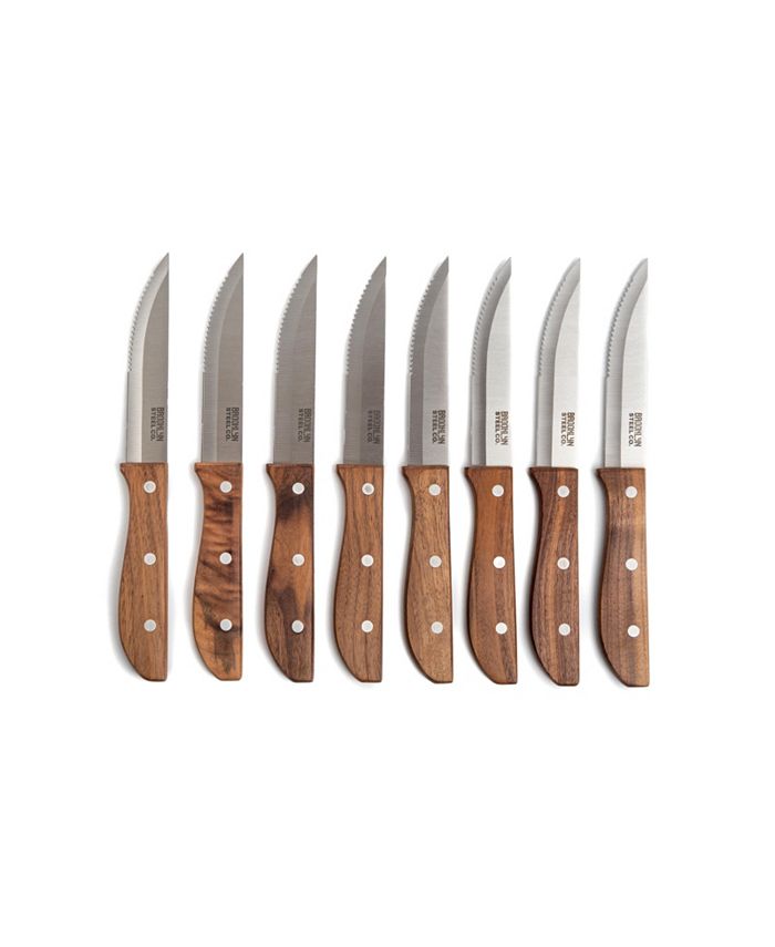 Core Home 8Pc. Jumbo Walnut Steak Knives Macy's