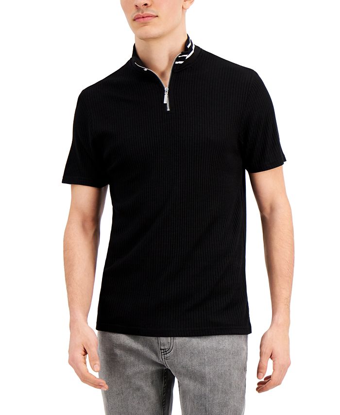 INC International Concepts Men's Mock Collar Shirt, Created for Macy's ...