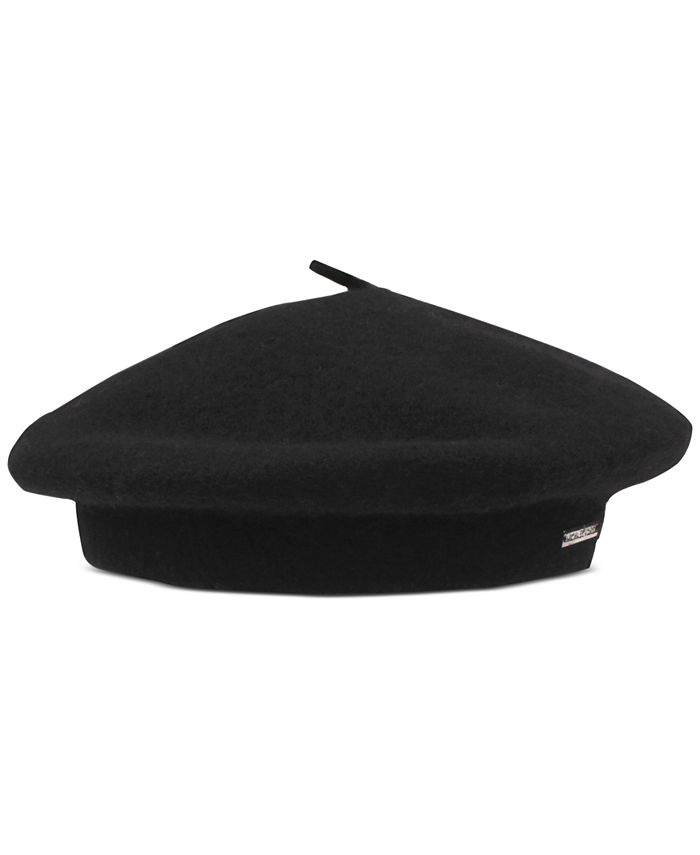 Michael Kors Women's Bar Logo Felt Beret Hat - Macy's