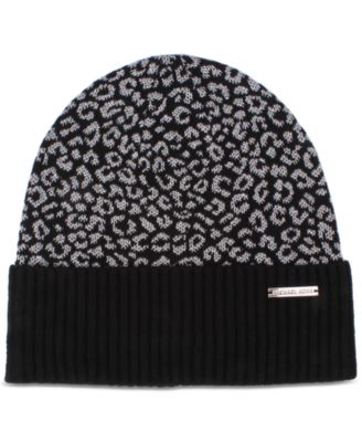 Michael Kors - Metallic Leopard Beanie