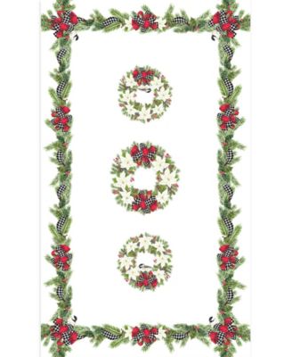 Christmas Trimmings Tablecloth - 70" x 120"