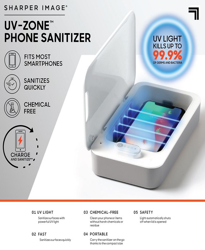 Sharper Image Phone Sanitizer UV Clean Macy's