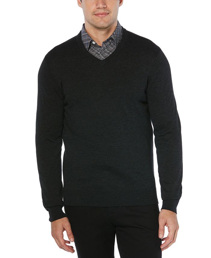 Perry Ellis Men's Long Sleeve Sweater - Macy's