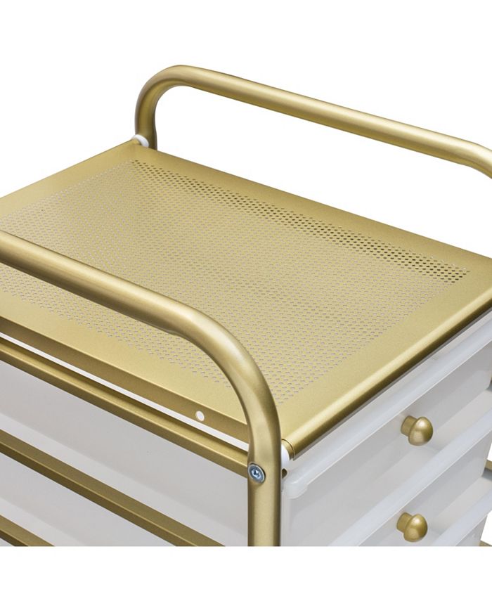 Honey Can Do 10Drawer Rolling Storage Cart With Plastic Drawers Macy's