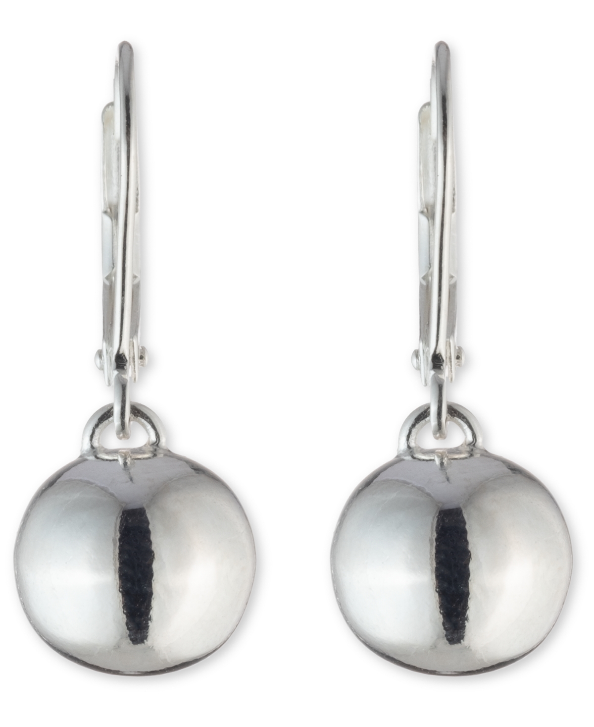 Shop Lauren Ralph Lauren Bead Drop Earrings In Sterling Silver