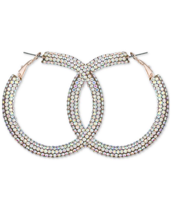 GUESS Medium Multicolor Crystal Hoop Earrings 2 Reviews Earrings 