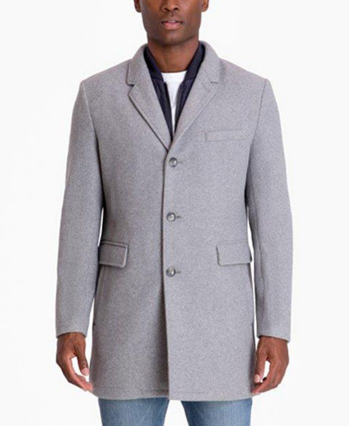 Michael Kors Men's Ghent Slim-Fit Overcoat & Reviews - Coats & Jackets - Men  - Macy's