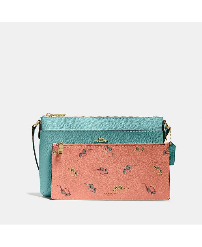 COACH Sunglasses Print Pop Crossbody 61 with Removable Pouch Macy's