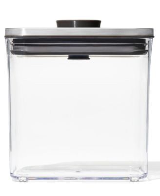 Steel POP Rectangle Short 1.7-Qt. Food Storage Container