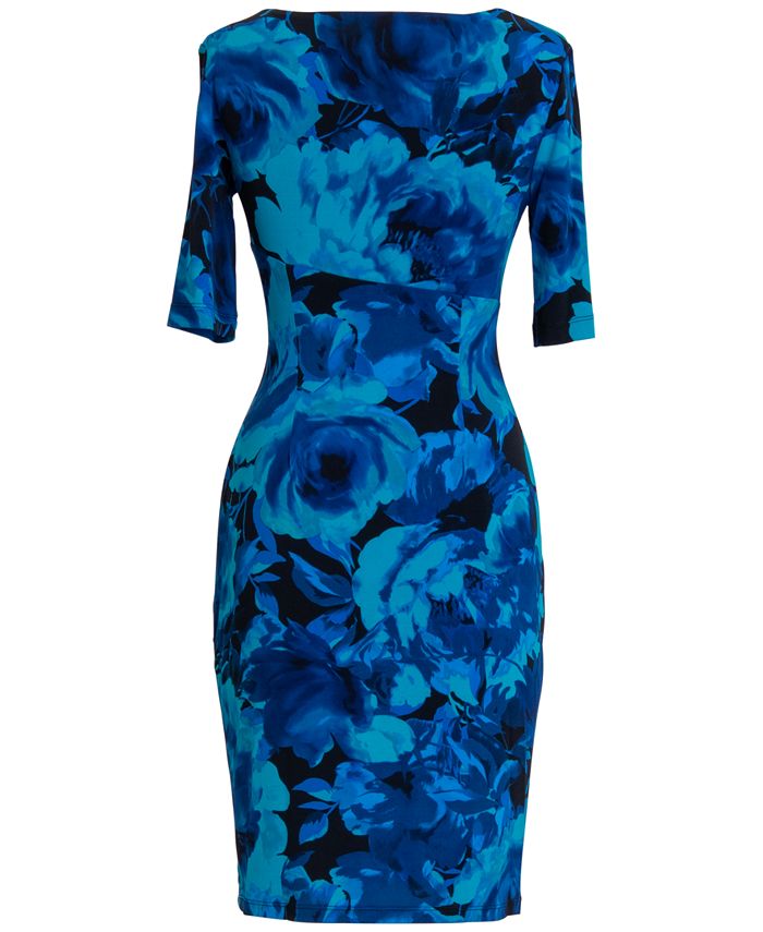 Connected Printed Sheath Dress - Macy's