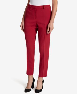 ladies red pantsuits