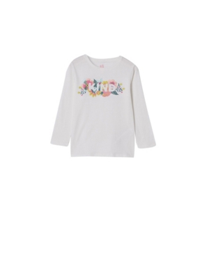image of Cotton On Little Girl Stevie Long Sleeve Embellished T-shirt