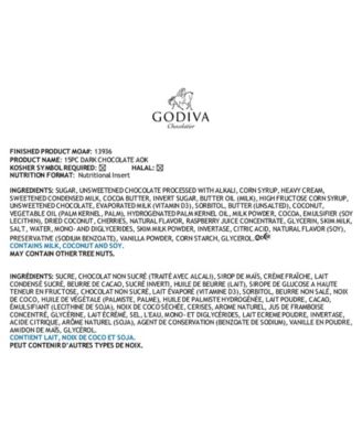 Godiva 15-Piece Box of Dark Chocolates