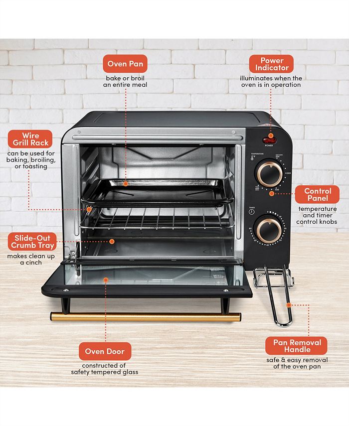 Elite Gourmet 4Slice Toaster Oven & Reviews Home Macy's