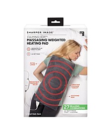 Sharper Image Massaging Weighted Heating Pad 12 Settings