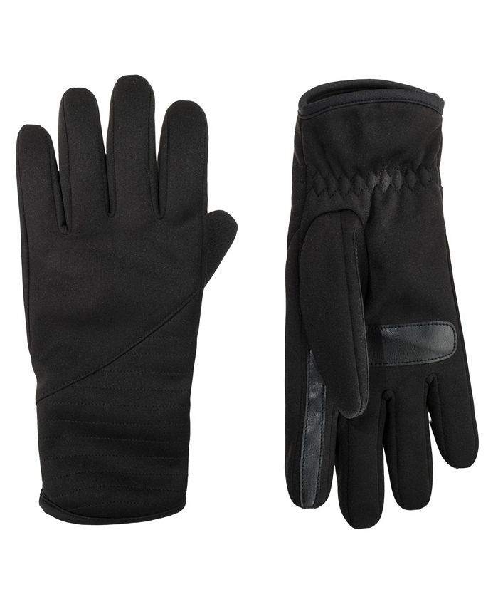 Isotoner Signature Women's Lined Water Repellent Quilted Pieced Touch