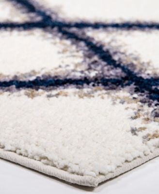 CLOSEOUT! Orian Cotton Tail Line Trellis 6'7" x 9'6" Area Rug